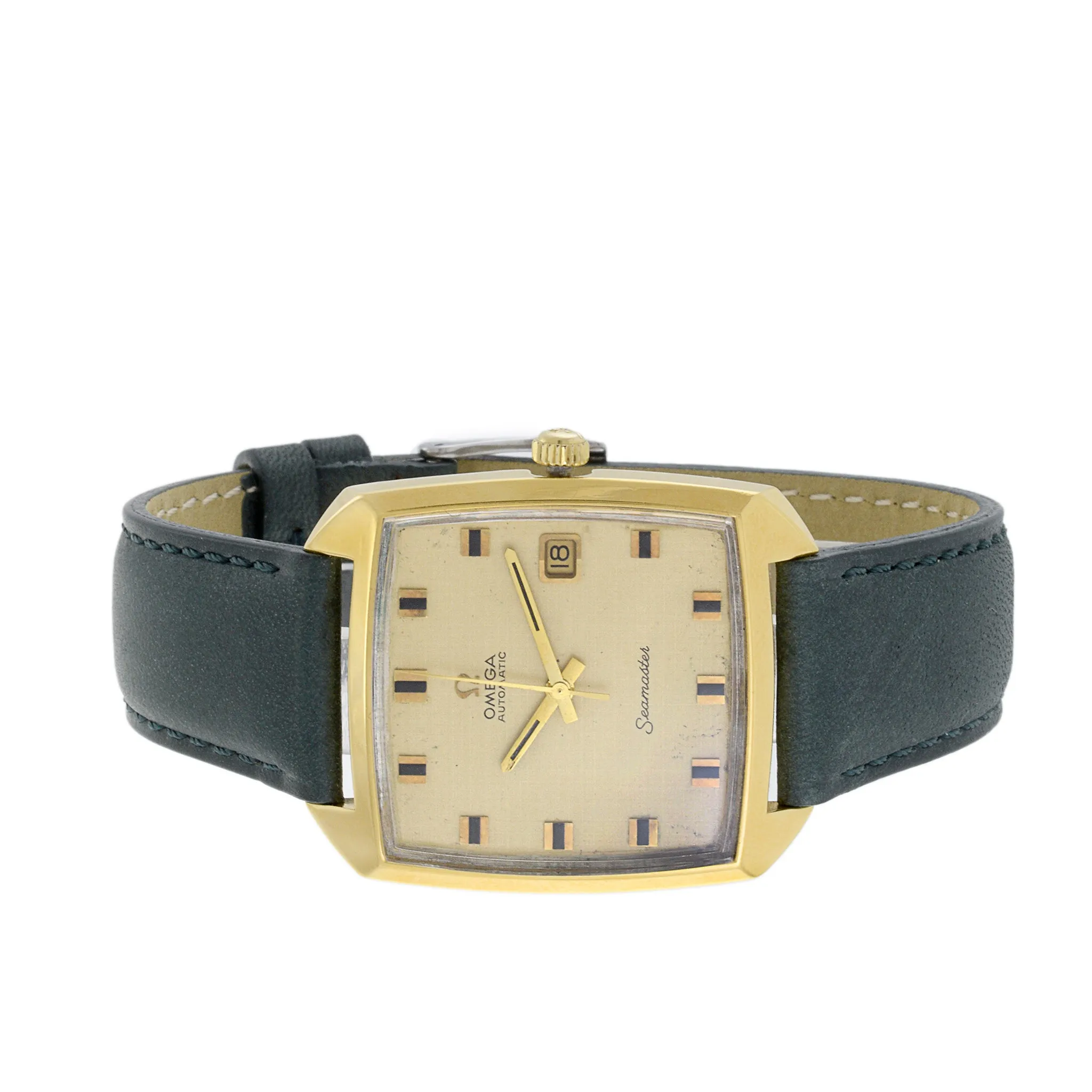 1968 Omega Seamaster Reference 166.042 TV Dial Automatic Watch