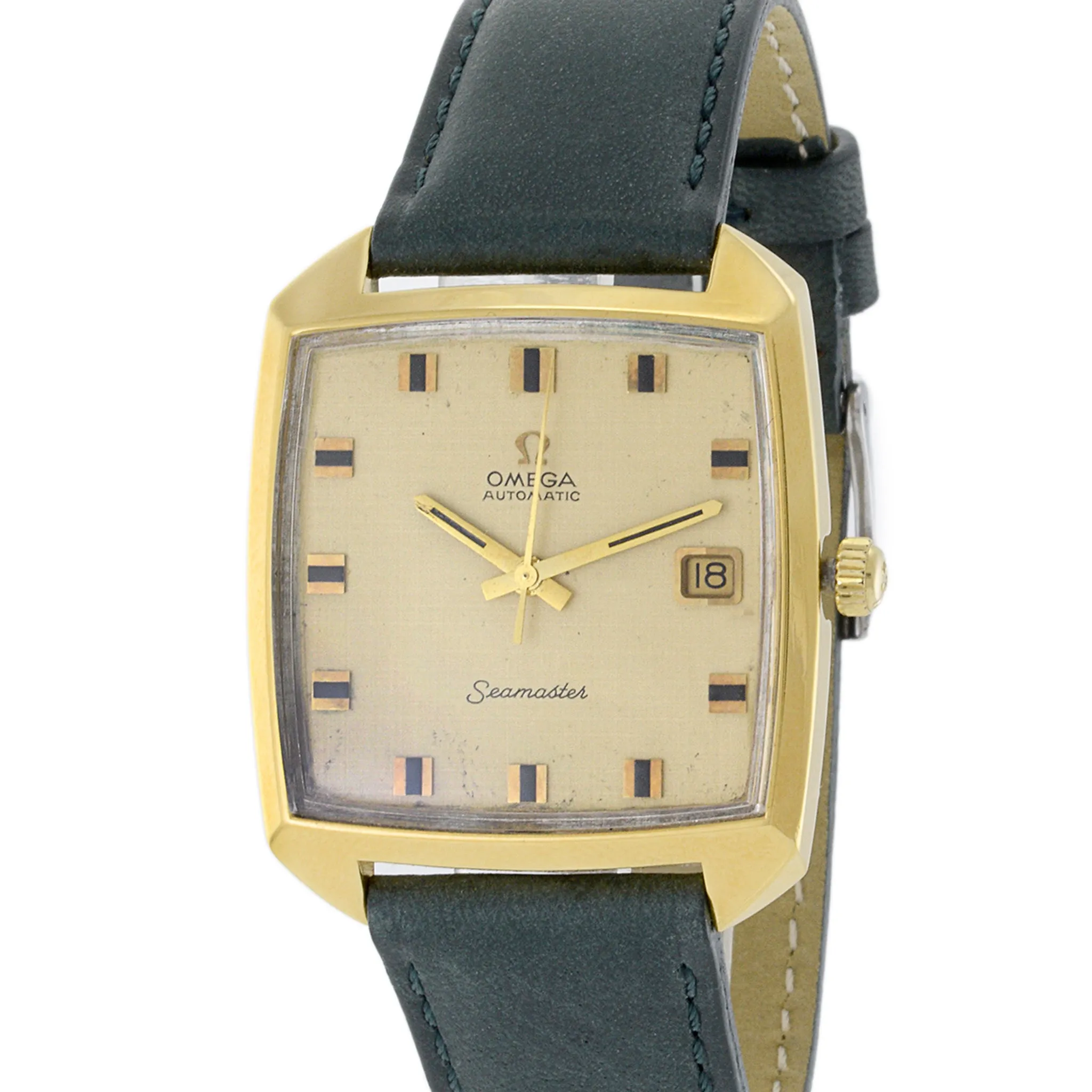 1968 Omega Seamaster Reference 166.042 TV Dial Automatic Watch
