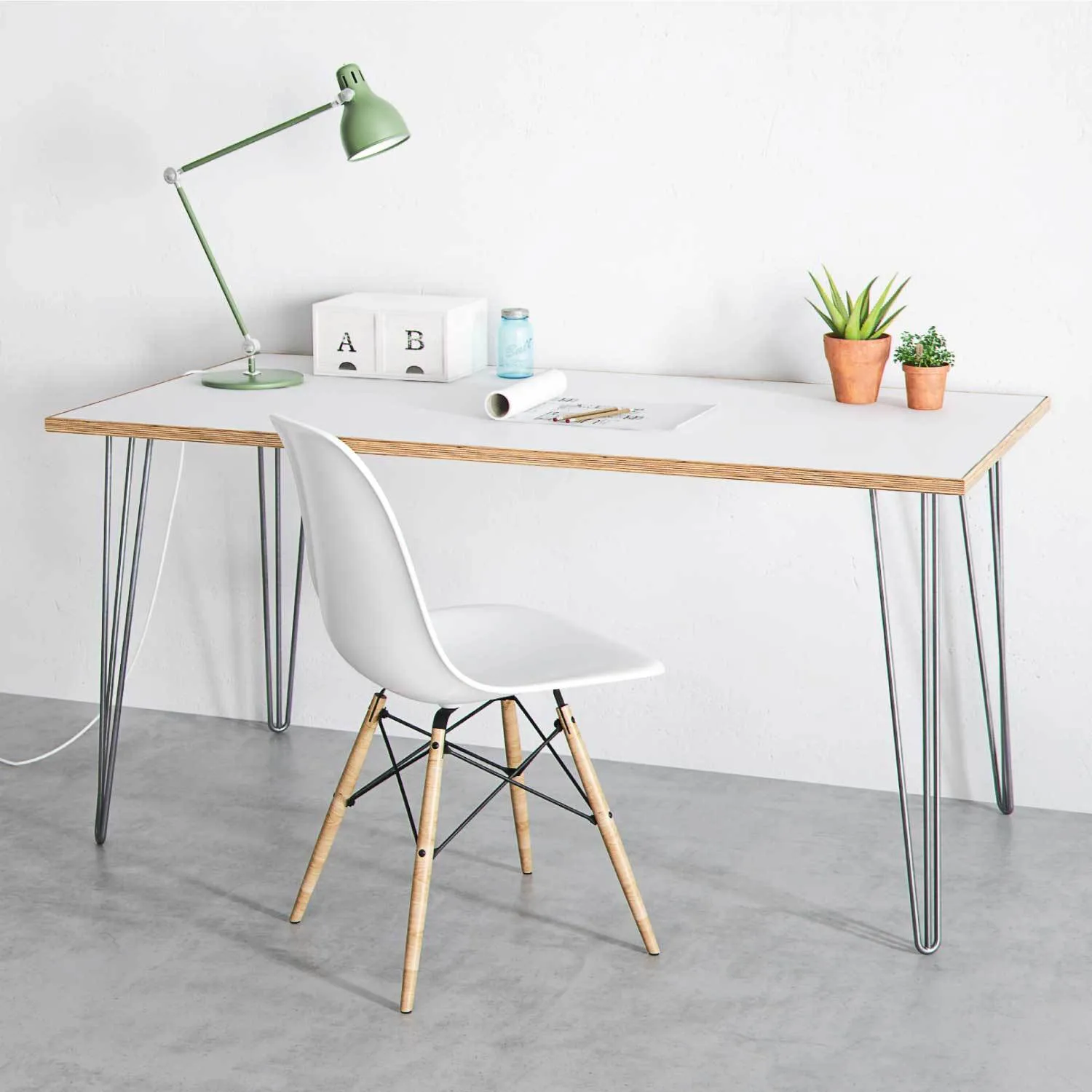 28inch / 71cm - Desk & Dining Table | Hairpin Legs