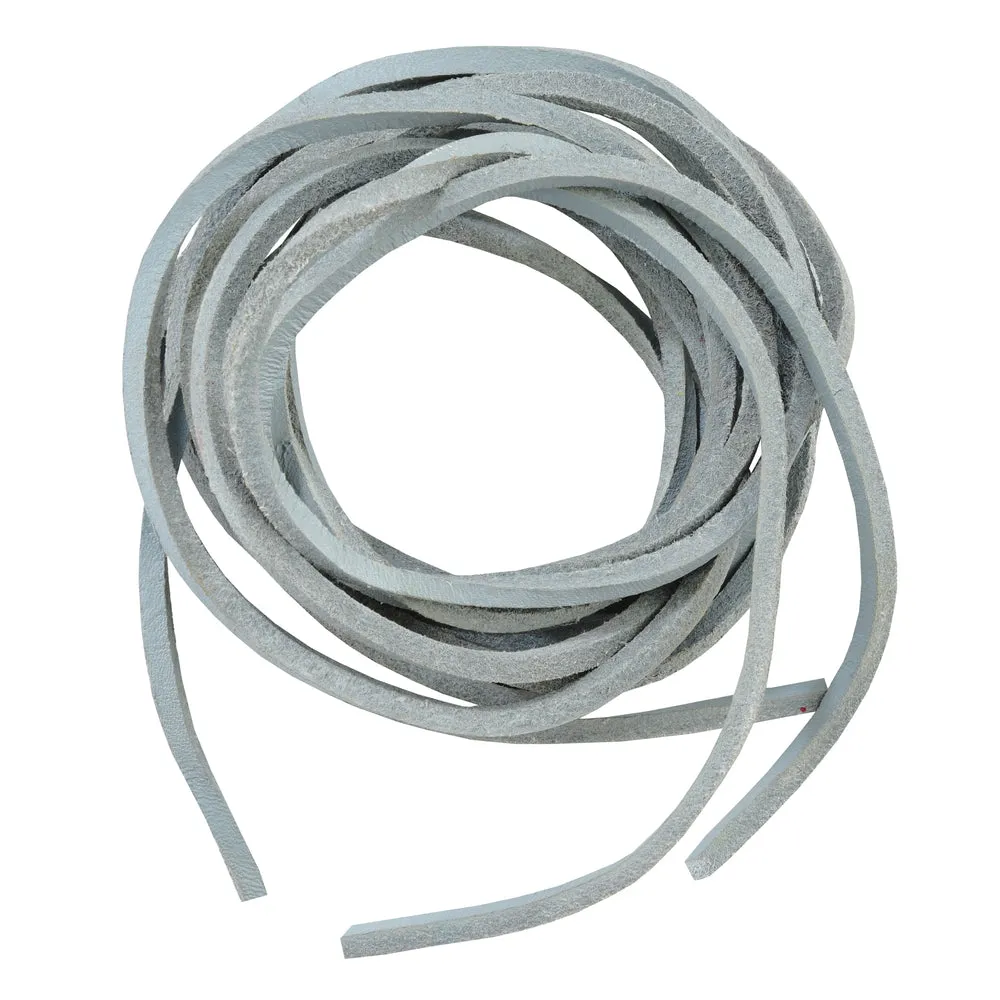 6' Feet Leather Laces - White
