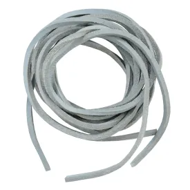 6' Feet Leather Laces - White