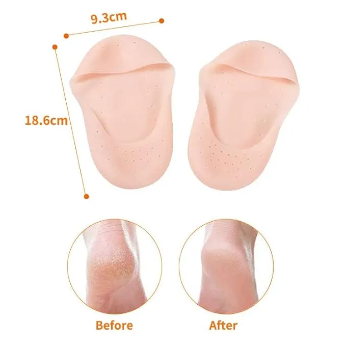 Abhijeet enterprise Foot care silicone anti Cracked Foot moisturizing gel heel sleeve protector back foot cushion heel protector