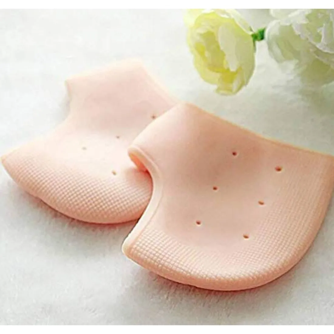 Abhijeet enterprise Foot care silicone anti Cracked Foot moisturizing gel heel sleeve protector back foot cushion heel protector
