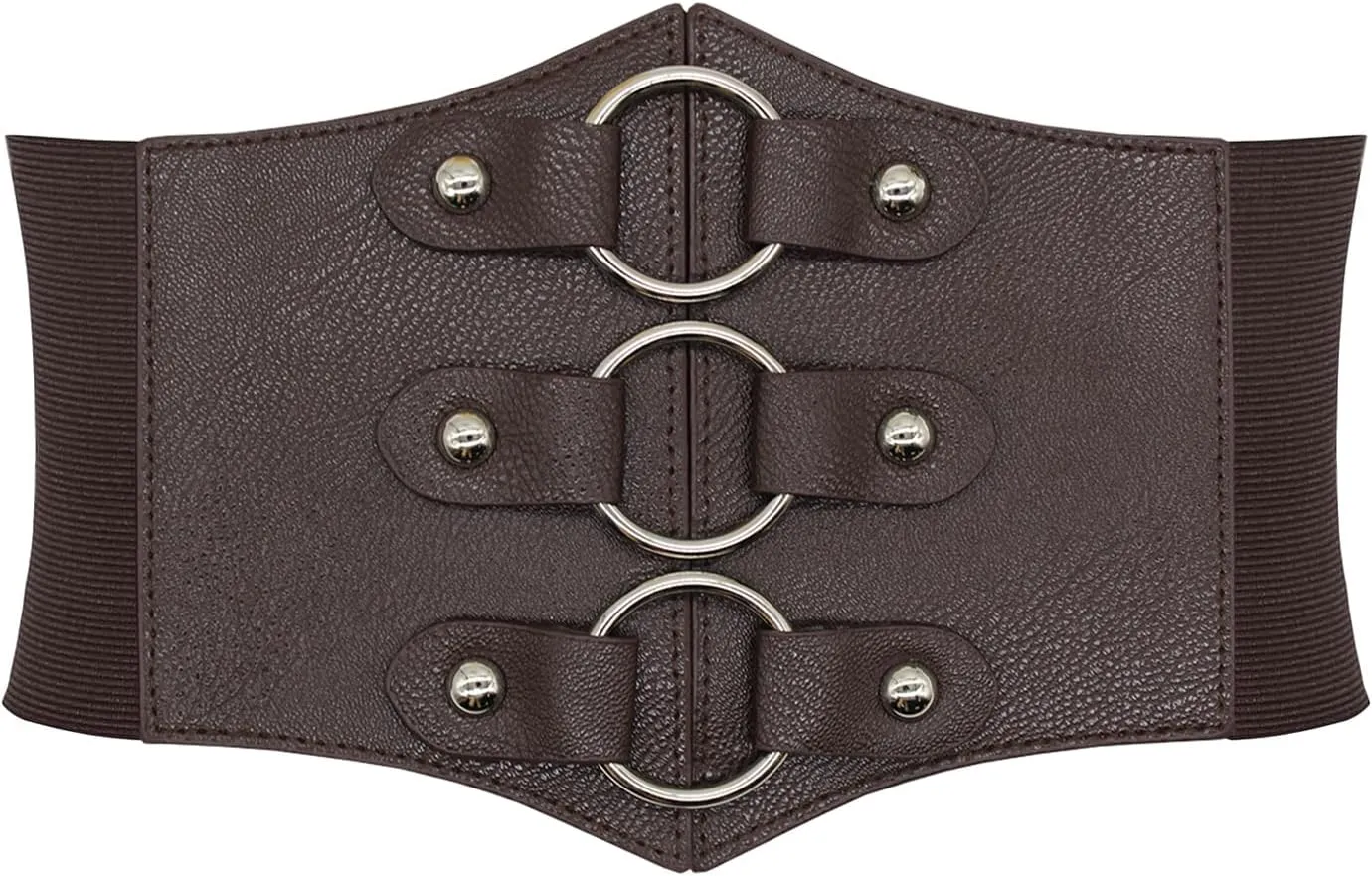 ALAIX Women's Corset Belt Extra Wide Stretchy Belts Elastic Waspie Waist Belts for Cosplay Halloween Costume Belts for Women