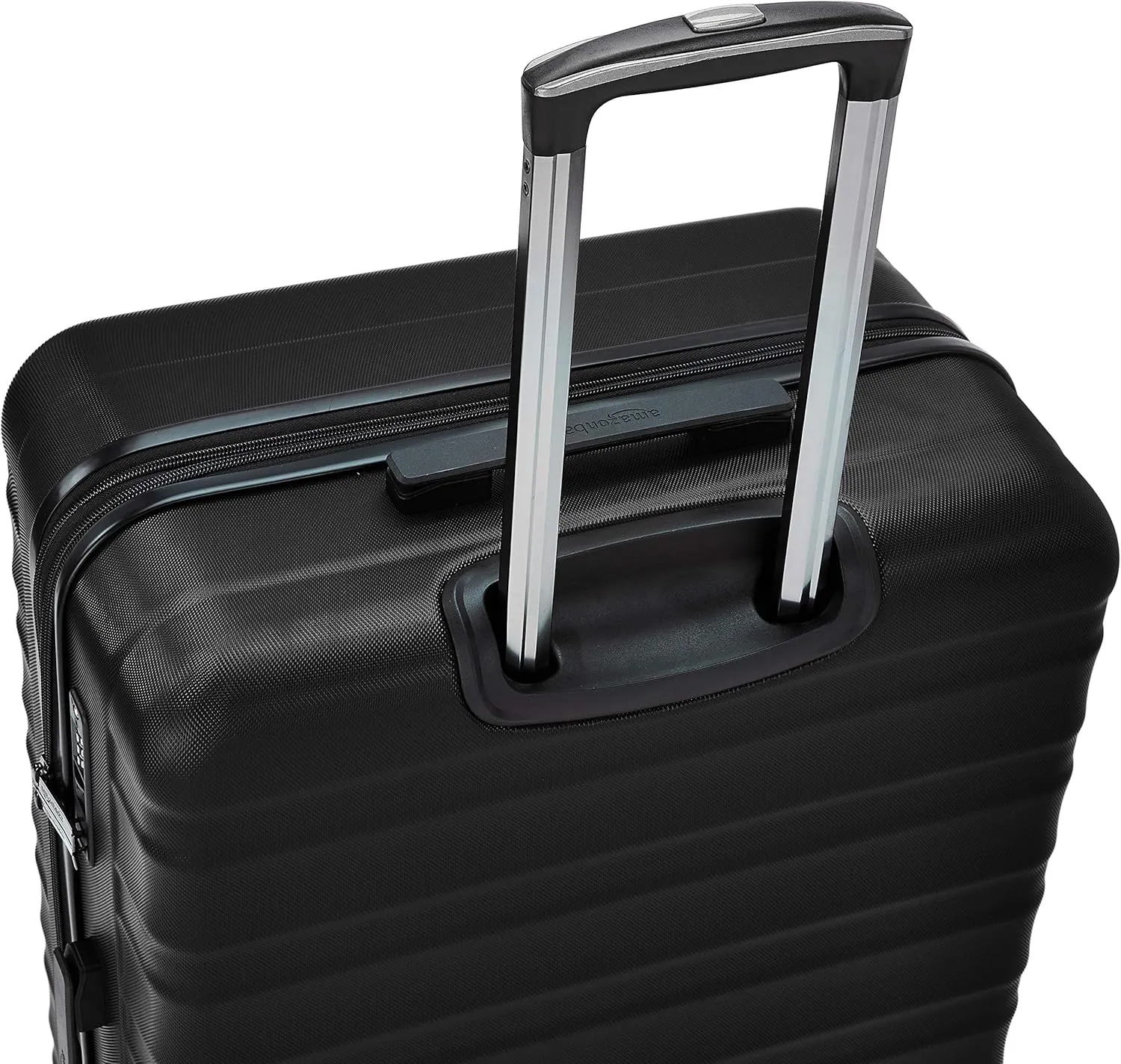 Amazon Basics 2 Piece Set (20", 28") With TSA Locks, Hardshell Suitcases With Four Multi-directional Wheels, Expandable For Up to 25% More Space, With Scratch-Resistant Surface, Black