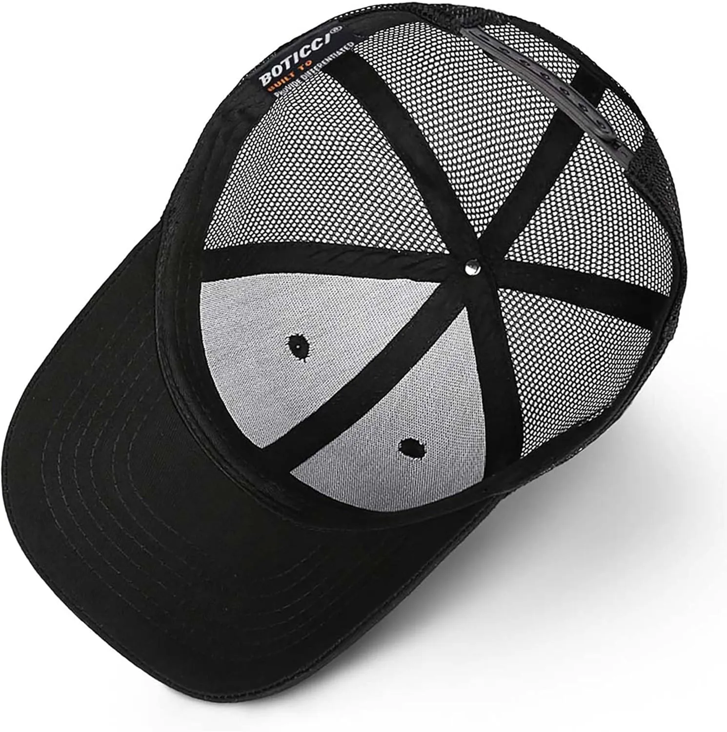American Flag Hat, Baseball Cap for Men Women, Adjustable Snapback Hats USA Flag Trucker Hat Black