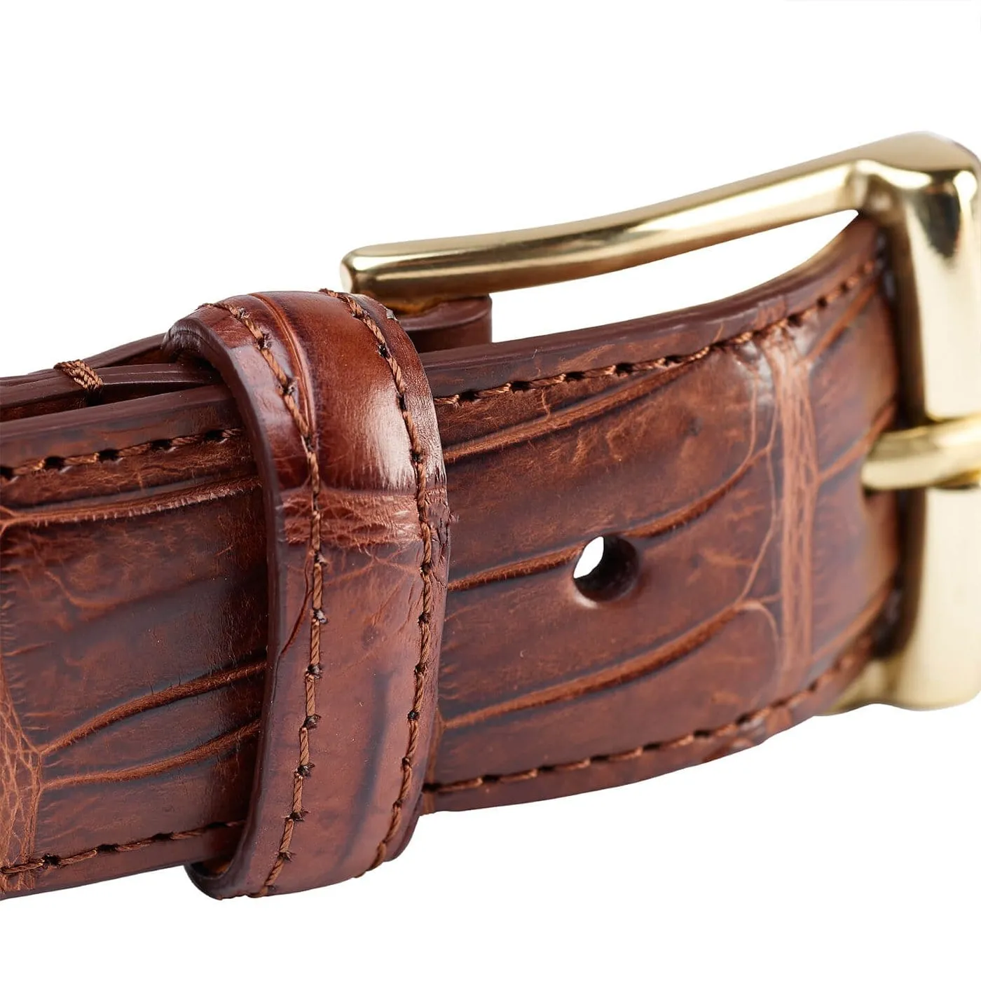 Belt Tan Crocodile