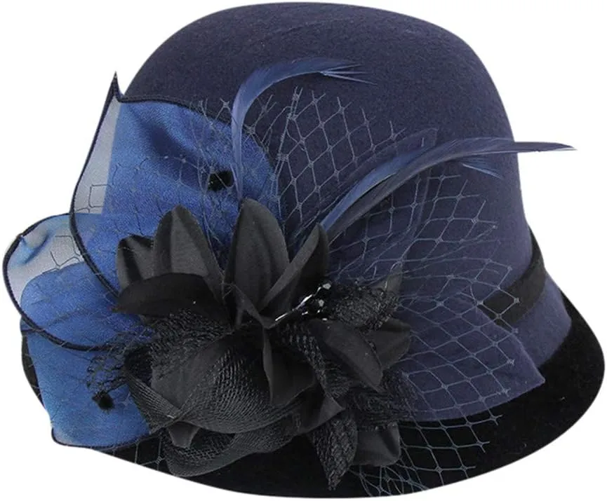 Bowler Hat, Retro Unisex Wide Brim Round Cap, Fedora Bowler Hat Valentines Day