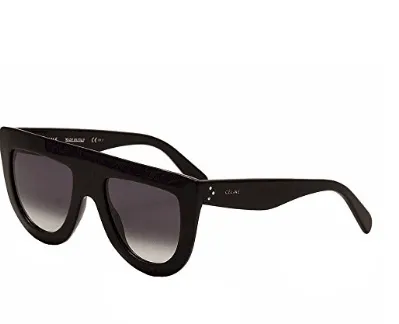 Celine - Andrea CL 41398/S Oversize Black/Dark Grey Shaded Sunglasses