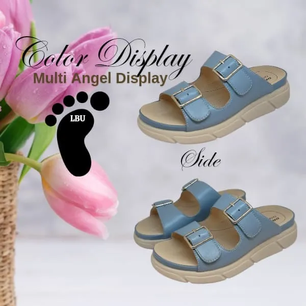 DR.KONG WOMEN REMOVABLE INSOLE SANDALS DK-S8000458-LBU(RP : $169)