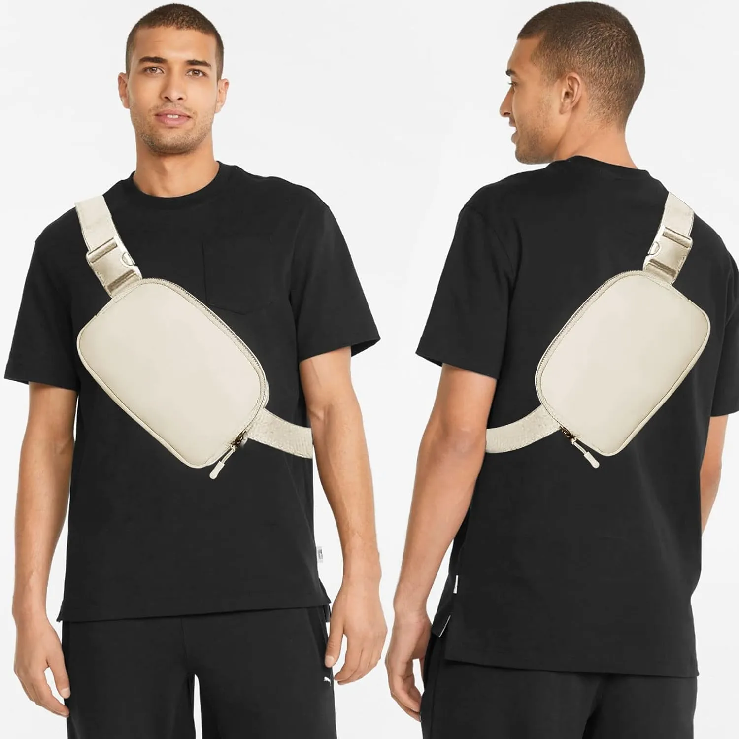 Fanny Pack,Belt Bag,40 Inch Asjustable Strap Everywhere Belt Bag,for Women and Men