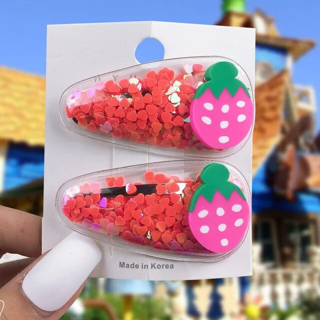 Fruit Sequin Fruit hairpin