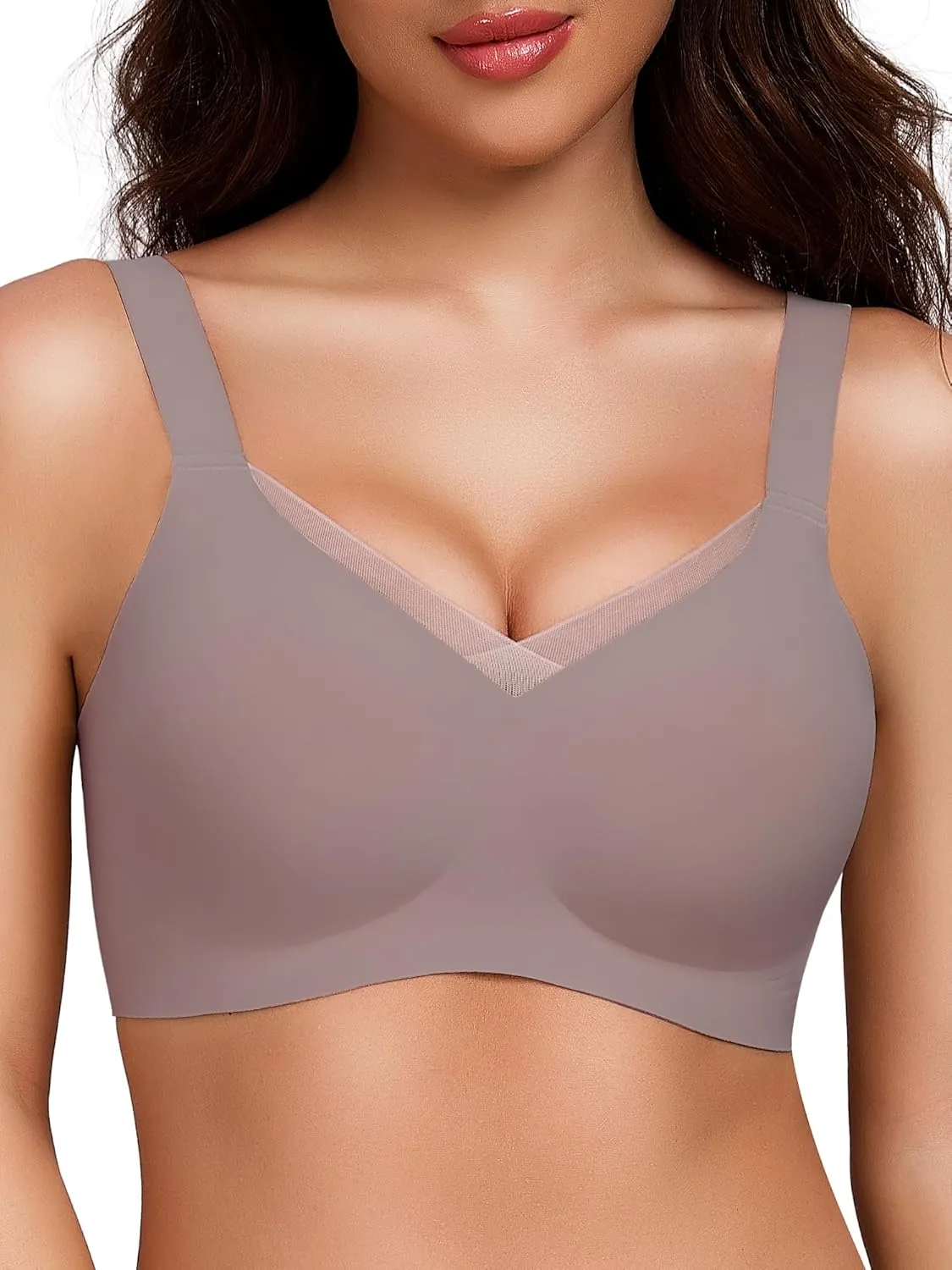 Gailife Crossover Bras for Women No Underwire Wireless Bralettes Seamless Supportive T Shirt Everyday Bras