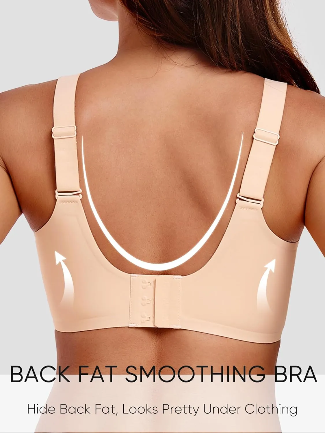 Gailife Womens Wireless Push Up Bras for Women No Underwire Seamless Full Coverage Supportive T Shirt Everyday Bras