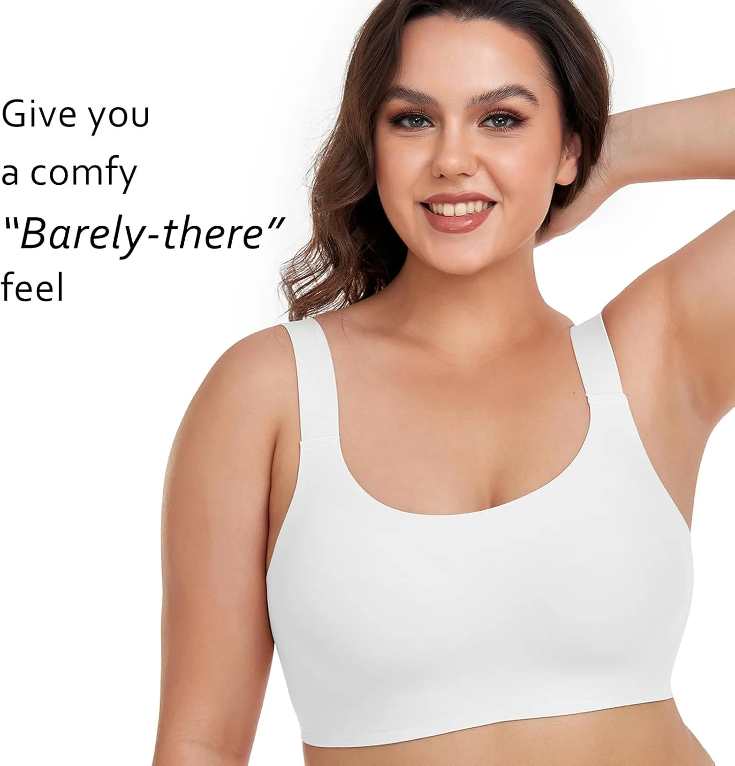 Gailife Womens Wireless Push Up Bras for Women No Underwire Seamless Full Coverage Supportive T Shirt Everyday Bras