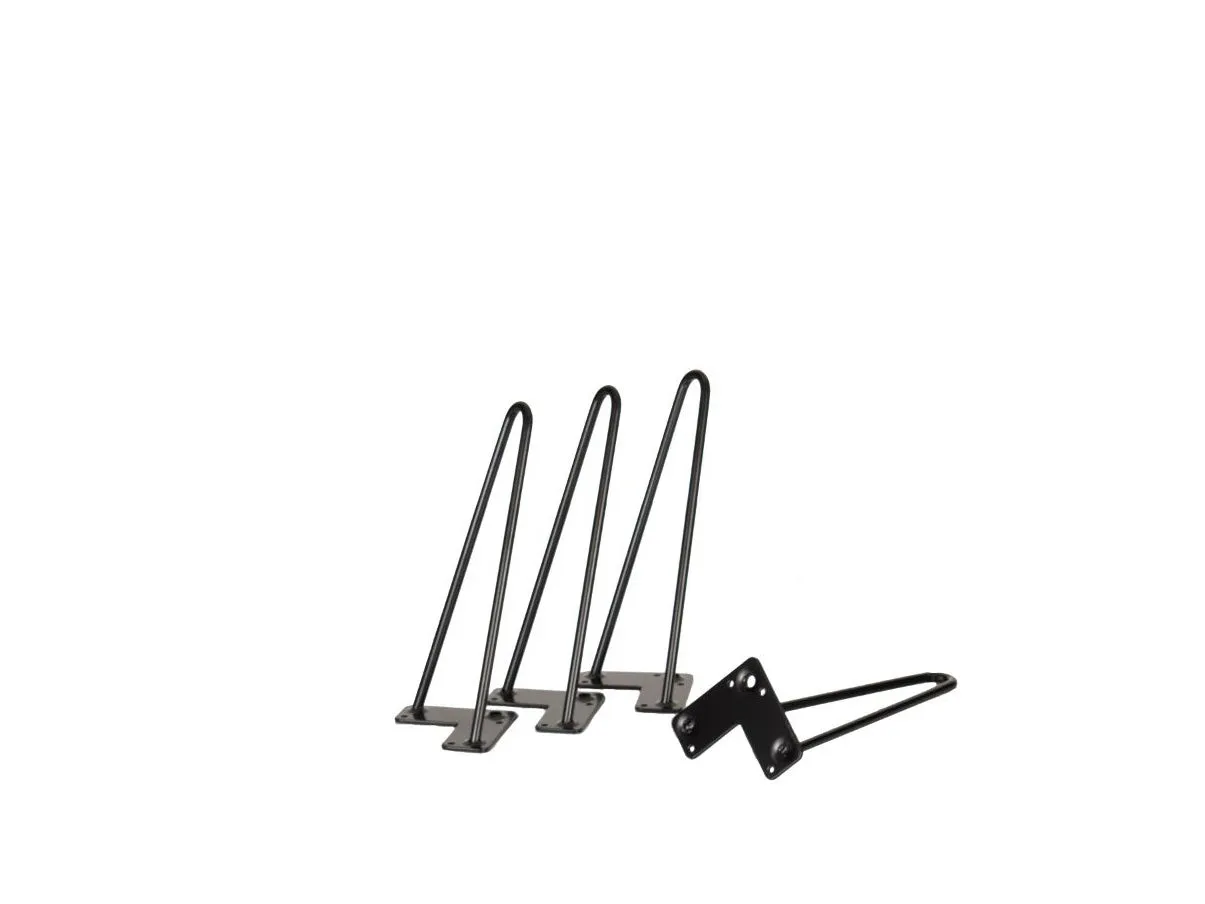 Hairpin Legs 200mm High - Black