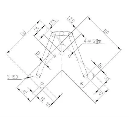 Hairpin Legs 200mm High - Black