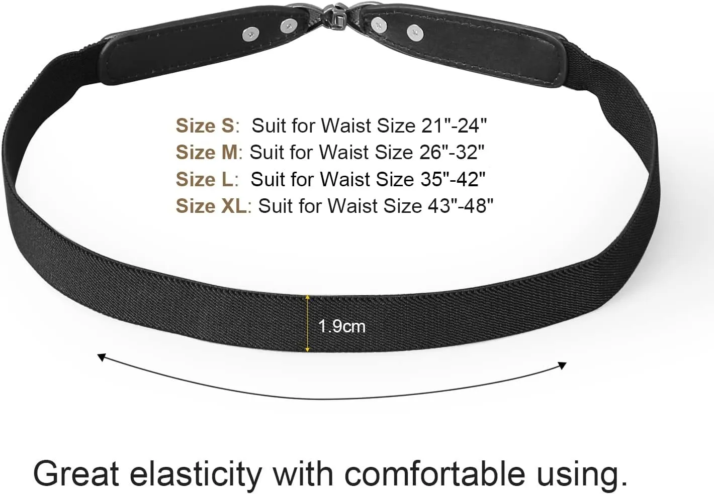 JASGOOD Women Skinny Elastic Stretch Belt for Dresses Retro Ladies Waist Vintage Thin Belt