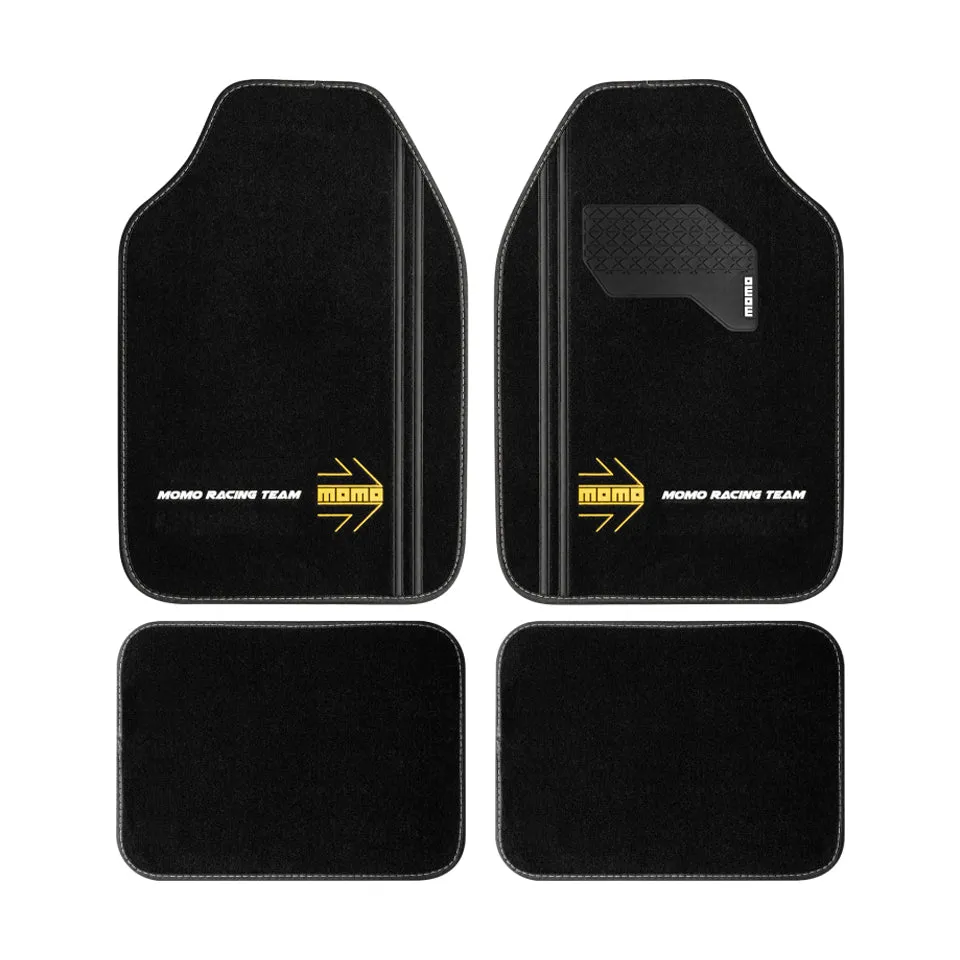 MOMO Universal Car Floor Mat Sport Black