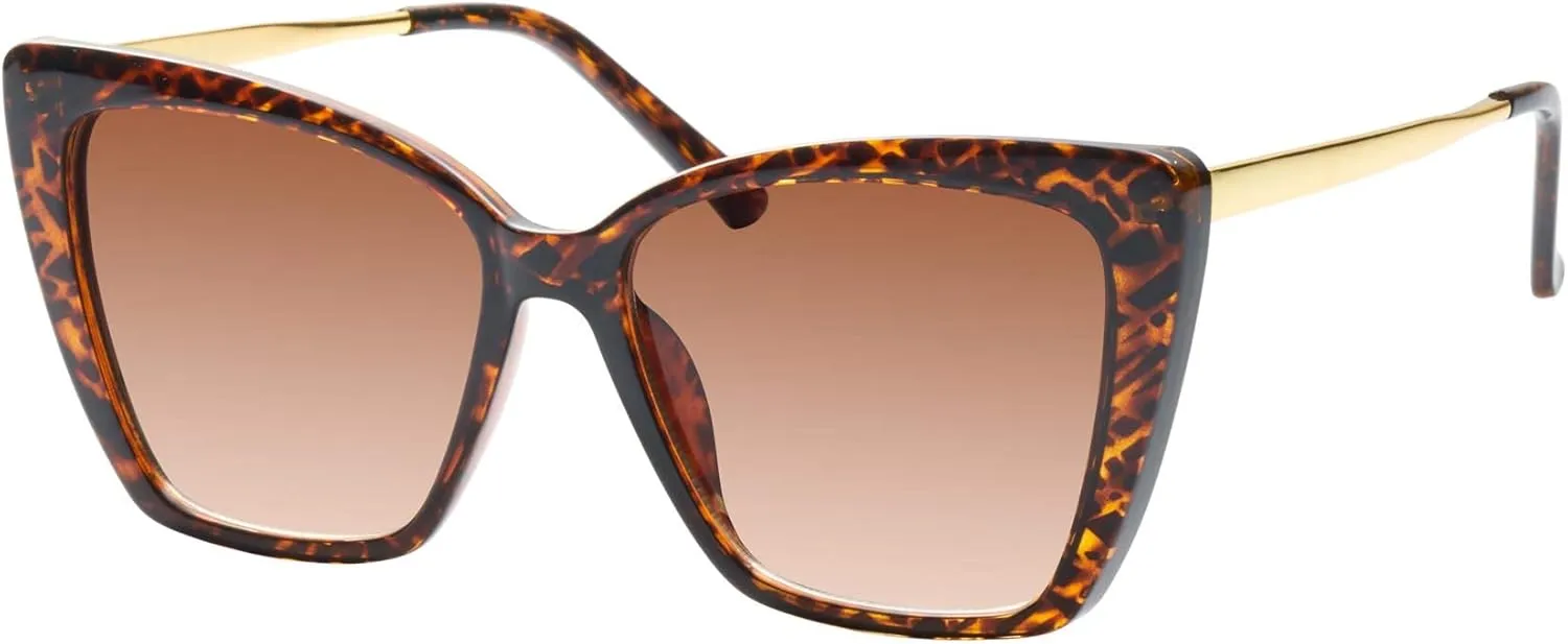 mosanana Oversized Cat Eye Sunglasses for Women Trendy Style MS52028