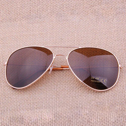 New Fashion sun glasses Goggle Metal Eyewear Bat Mirror UV Protection Multi Color for Unisex