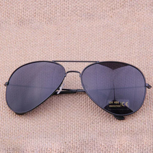 New Fashion sun glasses Goggle Metal Eyewear Bat Mirror UV Protection Multi Color for Unisex