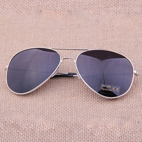 New Fashion sun glasses Goggle Metal Eyewear Bat Mirror UV Protection Multi Color for Unisex
