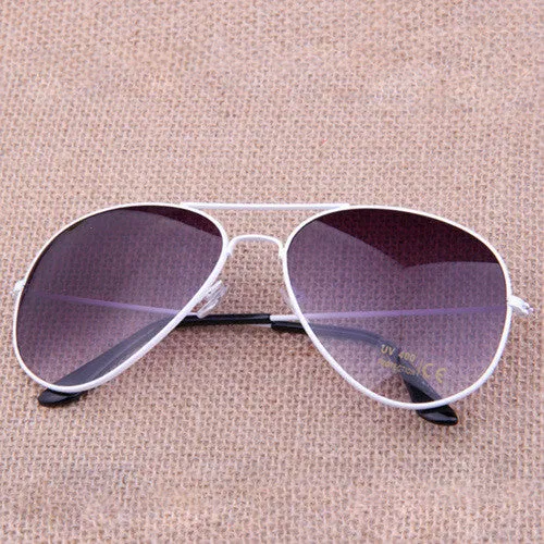 New Fashion sun glasses Goggle Metal Eyewear Bat Mirror UV Protection Multi Color for Unisex