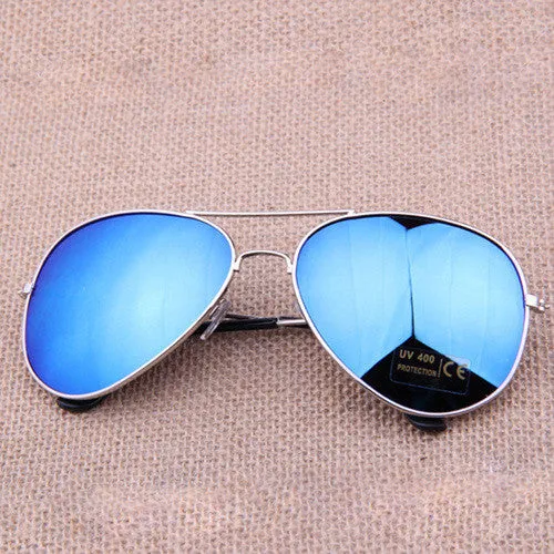 New Fashion sun glasses Goggle Metal Eyewear Bat Mirror UV Protection Multi Color for Unisex