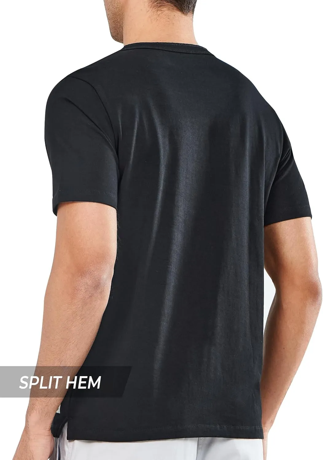 NORTHYARD Men's Henley Shirts Casual Short Sleeve Heavy Cotton T-Shirts Solid Basic Summer Tee Tops