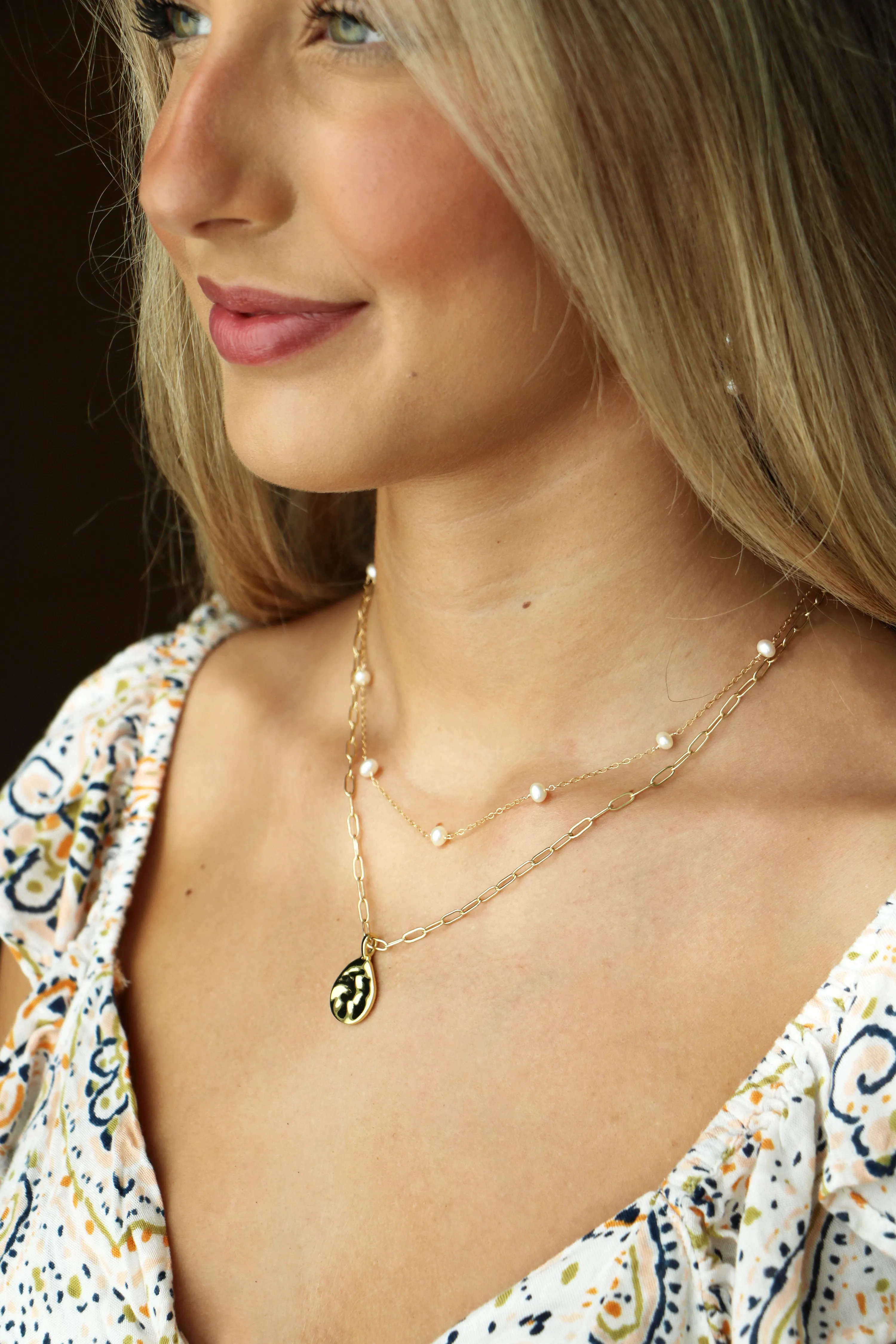 oceana necklace { gold }