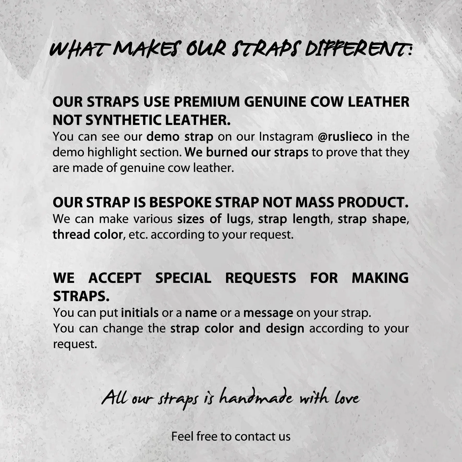 Omega Straps Bond