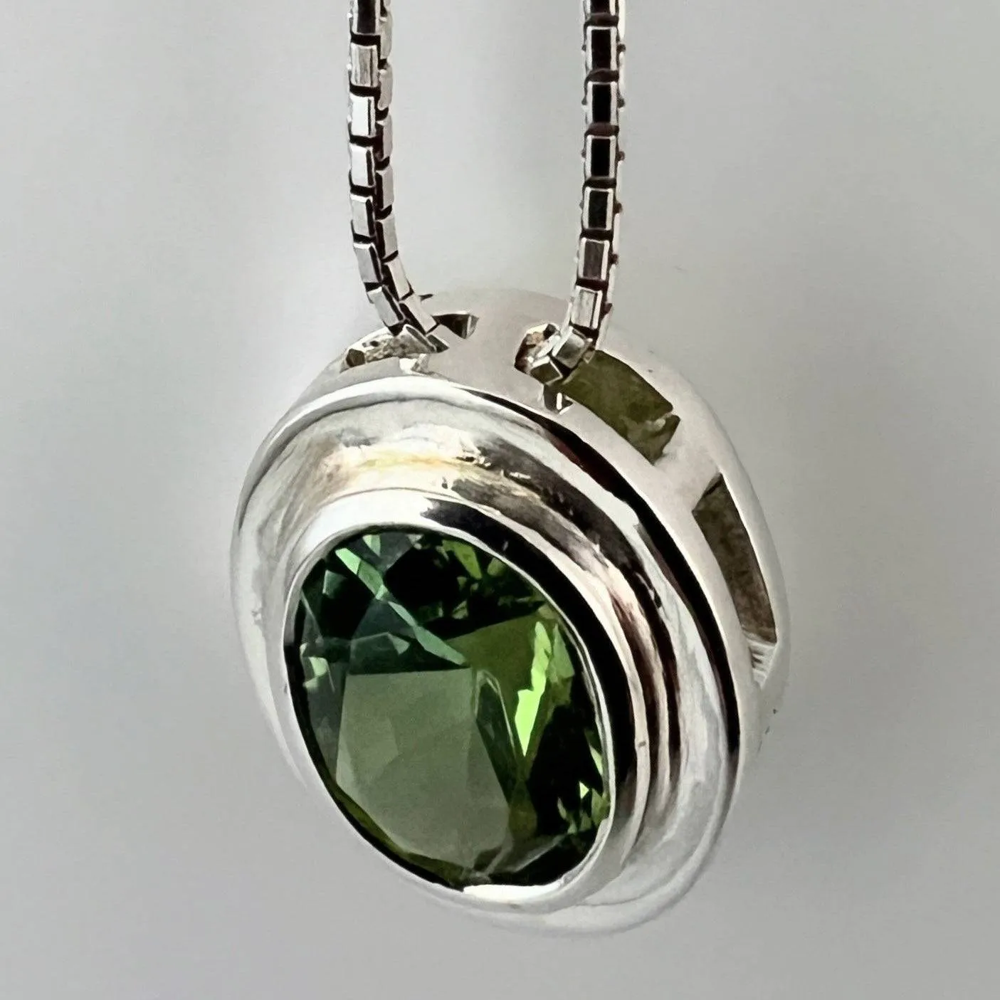 Oval Cut Natural Rare Citrine Necklace Pendant