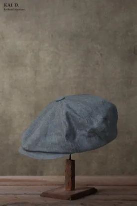 Peaky Hat - Light Weight Belgian Linen - M, L, XL