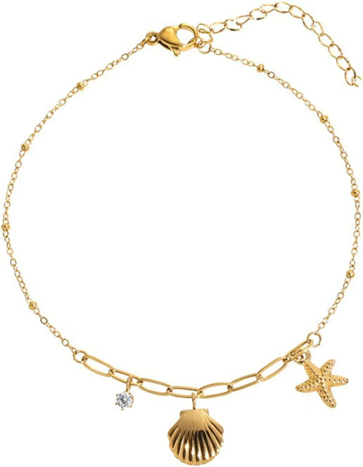 QWALIT Toe Rings for Women Gold Toe Ring Gold Ankets for Women Silver Toe Ring Stainless Steel Waterproof Trendy Anklet no Tarnish