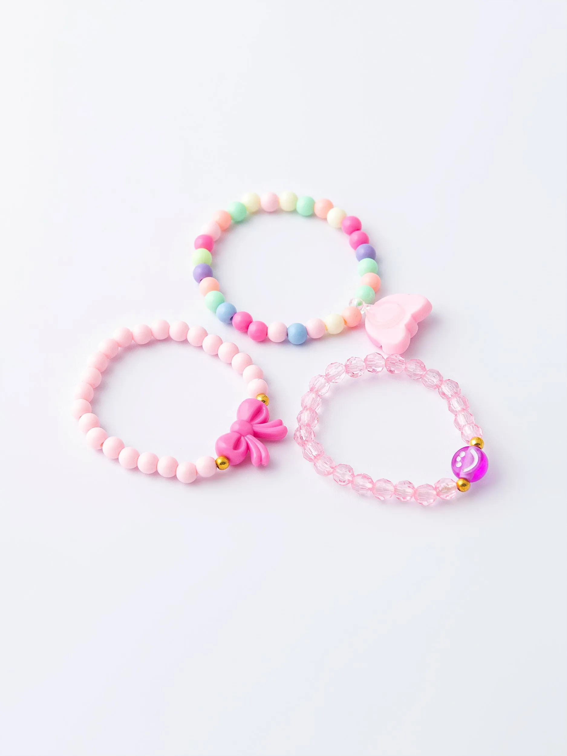 Rainbow Beaded Bracelet Set