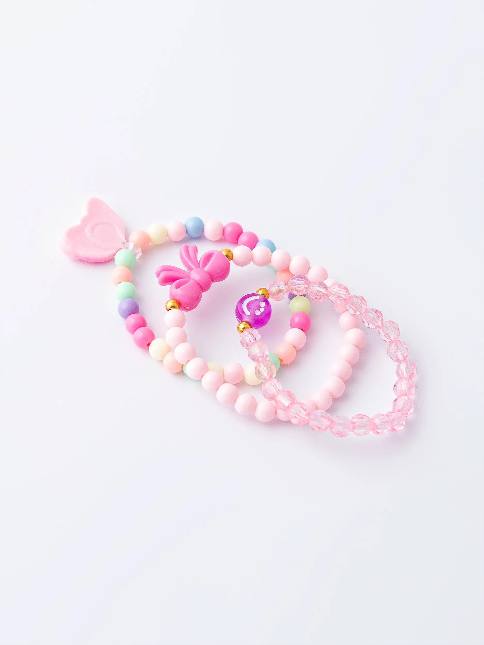 Rainbow Beaded Bracelet Set