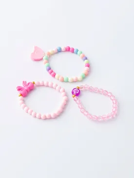 Rainbow Beaded Bracelet Set