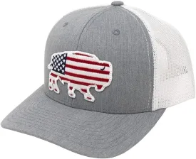 Red Dirt Hat Company Buffalo Patch Adjustable Snapback Hat