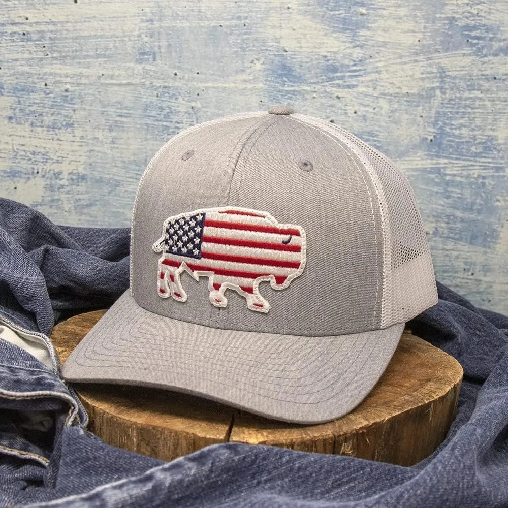 Red Dirt Hat Company Buffalo Patch Adjustable Snapback Hat