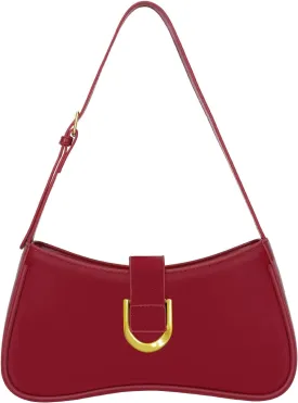 Shoulder Bag for Women Y2K Trendy Underarm Purse Vegan Leather Clutch Hobo Handbags
