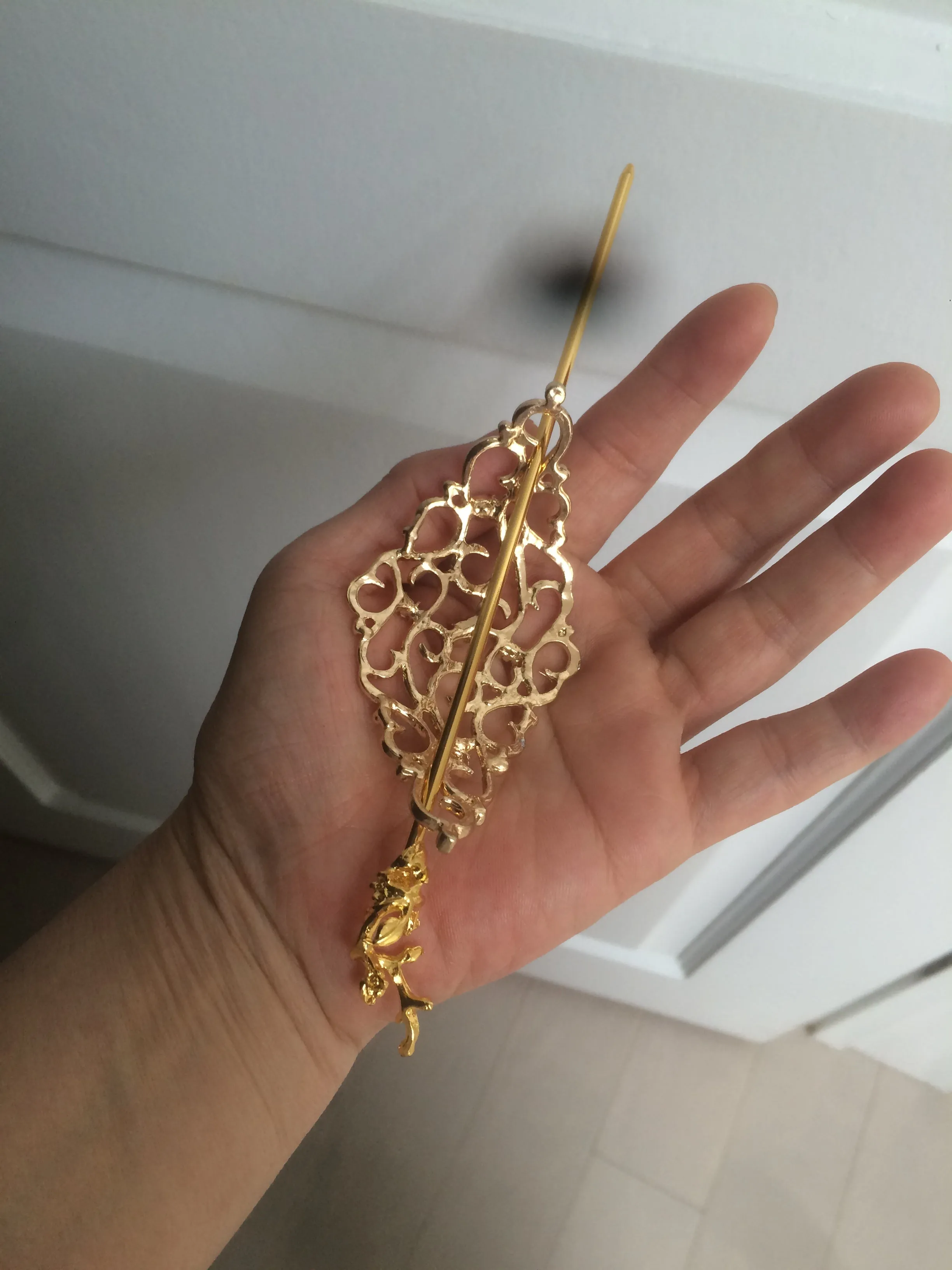 Stainless steel Hair Barrette/hairpin FJ2