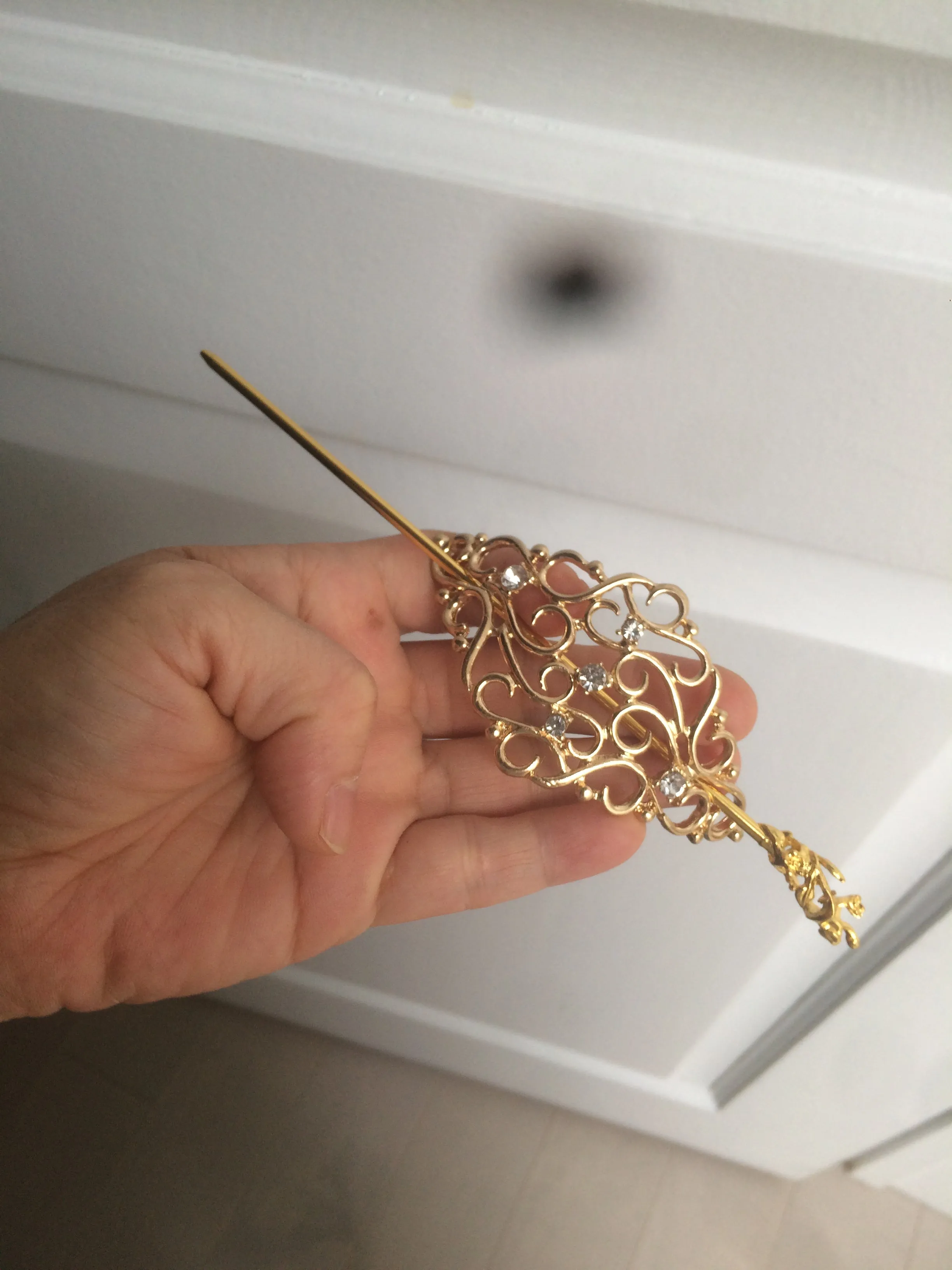 Stainless steel Hair Barrette/hairpin FJ2