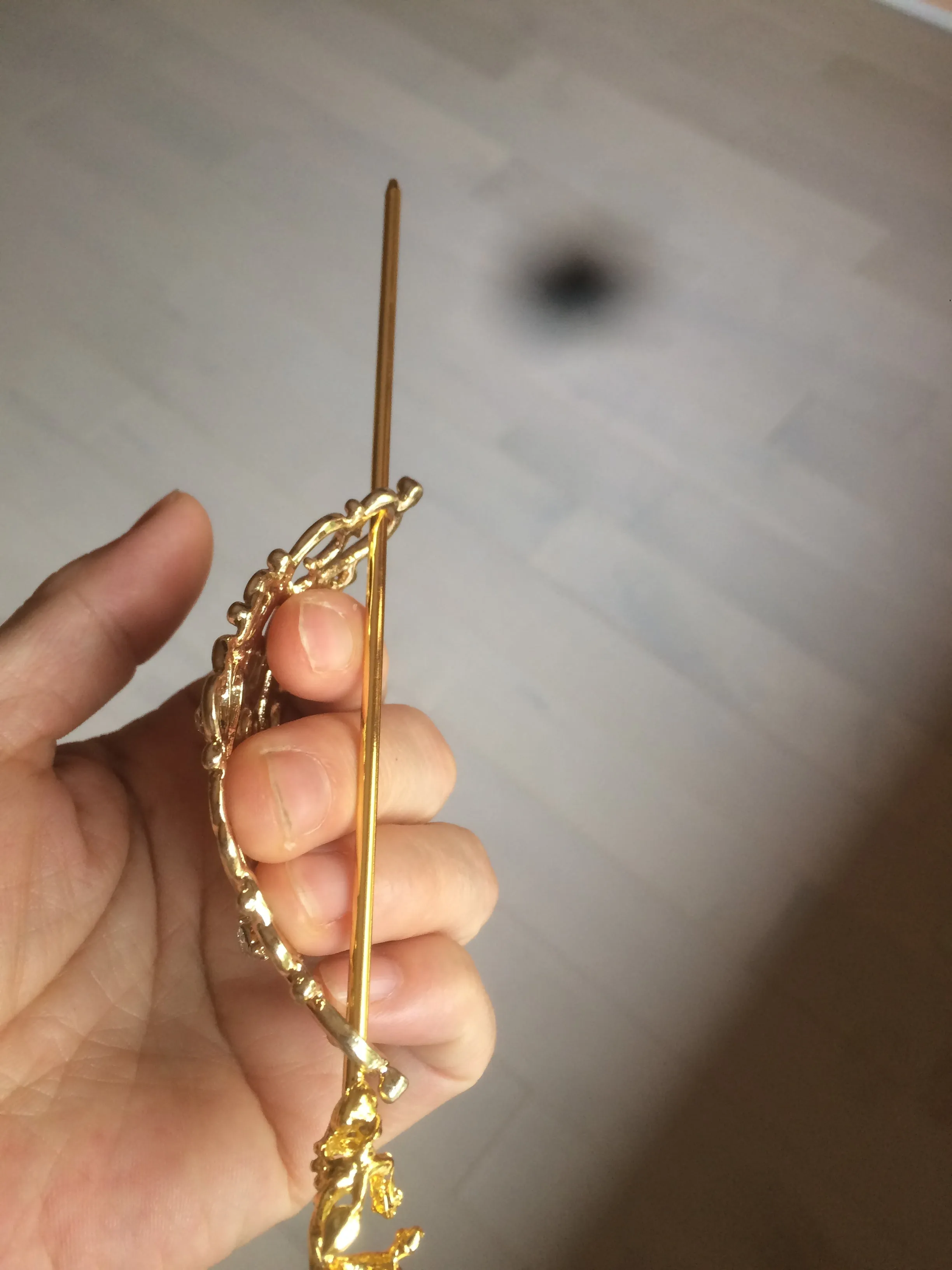 Stainless steel Hair Barrette/hairpin FJ2