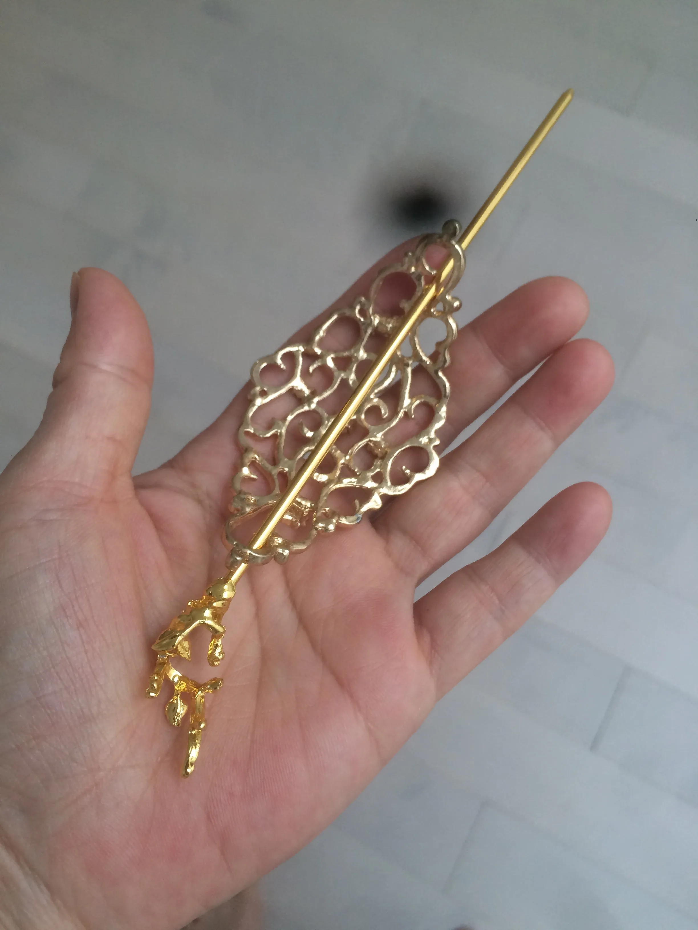 Stainless steel Hair Barrette/hairpin FJ2