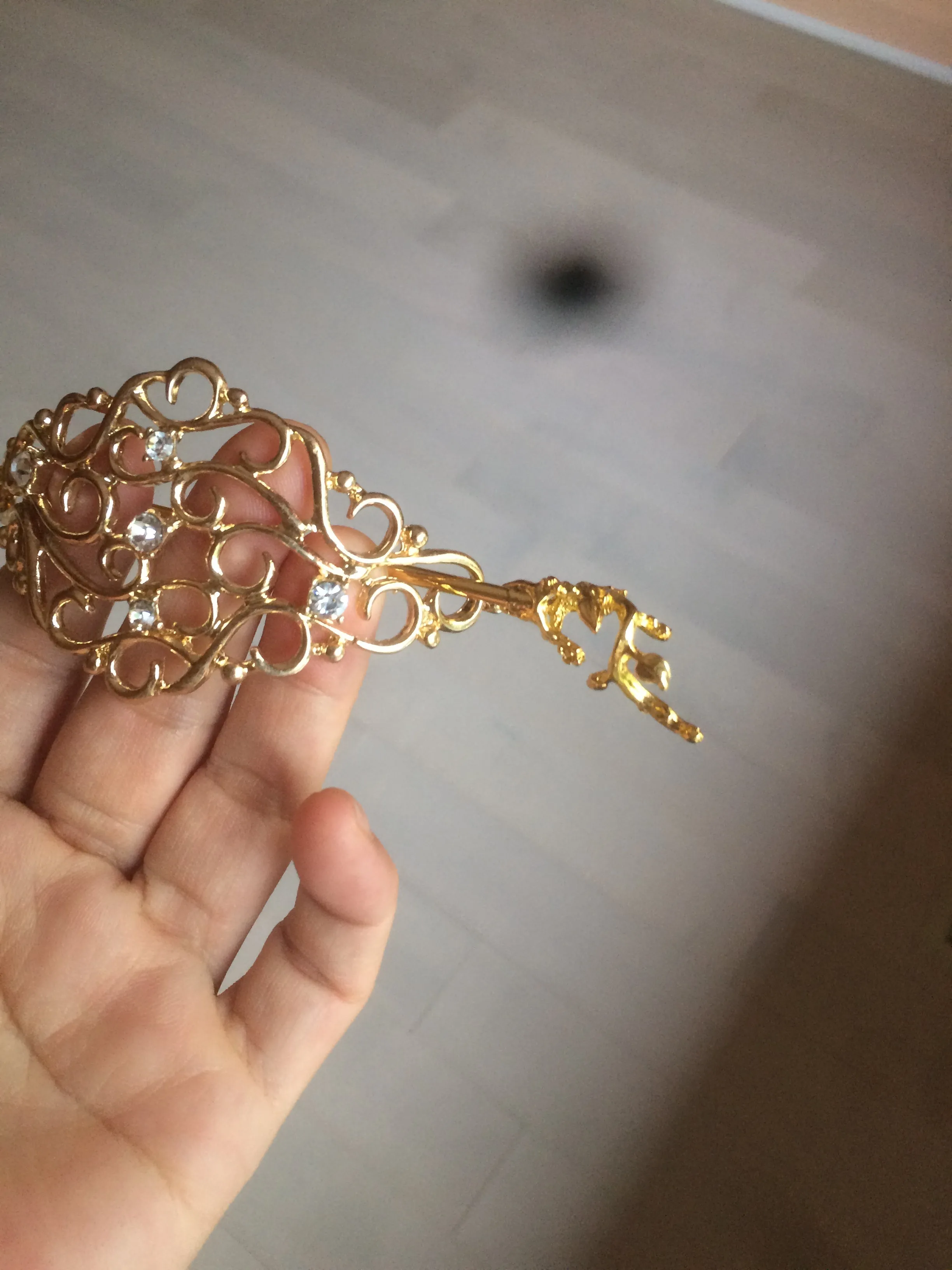 Stainless steel Hair Barrette/hairpin FJ2