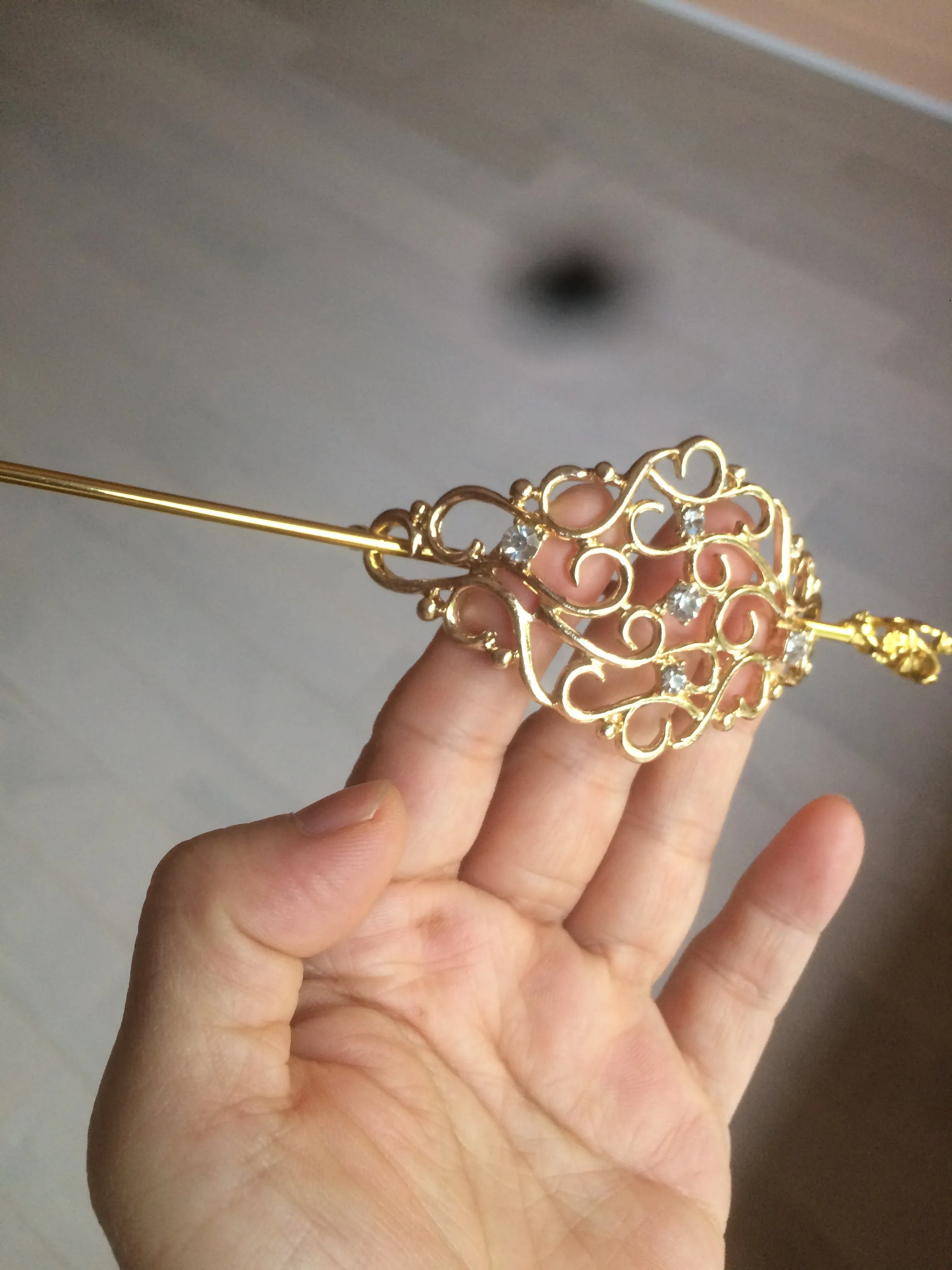 Stainless steel Hair Barrette/hairpin FJ2