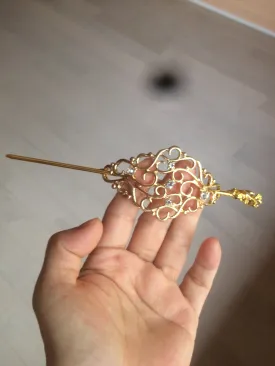 Stainless steel Hair Barrette/hairpin FJ2