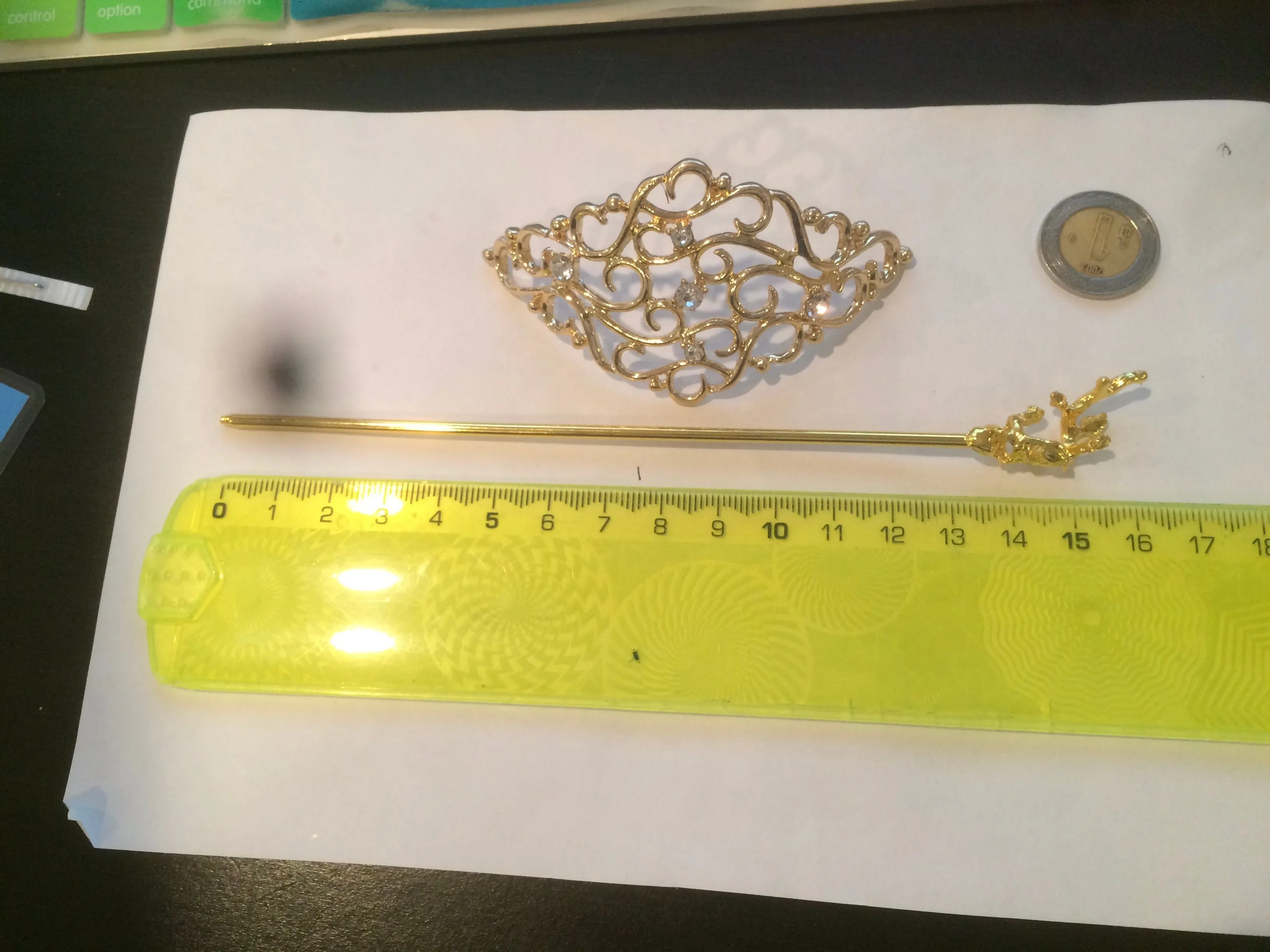 Stainless steel Hair Barrette/hairpin FJ2