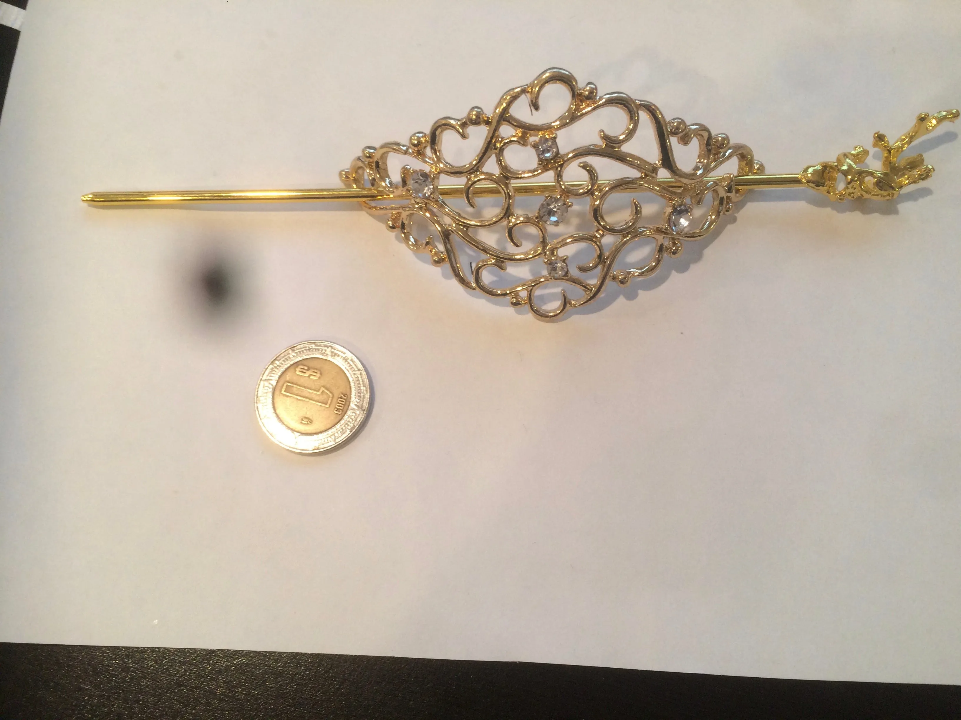 Stainless steel Hair Barrette/hairpin FJ2